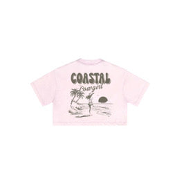 Coastal Cowgirl Pink Crop Top