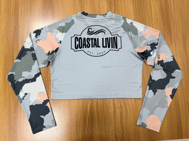 Women’s Crop Camo Fishing Shirt