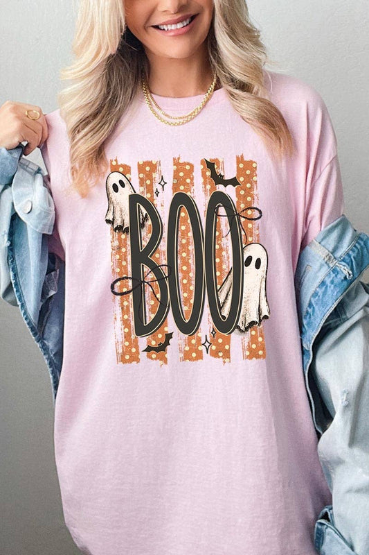 BOO Ghost Graphic Heavy Cotton Tee