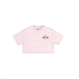 Coastal Cowgirl Pink Crop Top