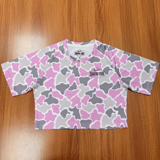 Women’s Pink Camo Fishing Shirt